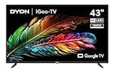 DYON iGoo-TV 43U 108cm (43 Zoll) Google TV (4K UHD, HD Triple Tuner, Prime Video, Netflix, Google Play Store für DAZN, Disney+, Apple TV+, Paramount+, waipu.tv UVM., Google Assistant) [Mod. 2023]