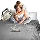 Catalonia Classy Liebesdecke Wasserdicht Decke für Sex, Sex Decke Wasserdicht Kuschelig, Wasserfeste Hundedecke Katzendecke Sofa Schutzdecke, Sofa Bett Decke, M 125x150 Grau Klein Decke