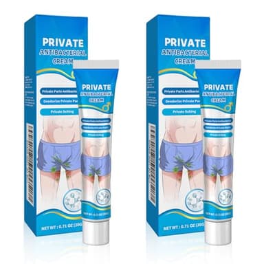 2 Private Antibakterielle Creme, Herren Intimbereich Lindert Creme, Männer Balanitis Anti Juckreiz Crem/e, Juckreiz Intimpflegecreme, Intimbereich Pflegecreme, Salbe Gegen Juckreiz im Intimbereich (1)