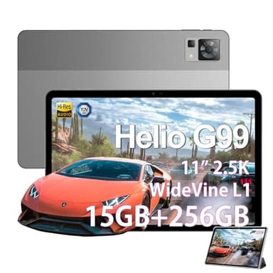 DOOGEE T30 PRO Tablet 11 Zoll, 2.5K Display Helio G99 Octa-Core 15GB RAM 256GB ROM (2TB TF) Tablets, 8580mAh/33W, Android Tablet, 20MP Dual SIM 4G LTE +5G WiFi Tablets PC Widevine L1