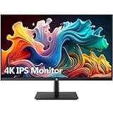 Z-Edge 28 Zoll 4K Monitor UHD IPS Panel 3840x2160, 60Hz LED Monitor, 300 cd/m², HDMI & DP, Unterstützt VESA 100x100mm - Schwarz