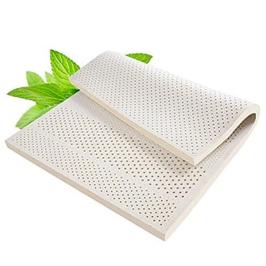 100% Natur-Latex Matratze,Kompression Und Keine Verformung, Wabenporenbelüftung, Weich Und Bequem,Naturkautschuk Matratze,1in,135X200CM(53X79IN)