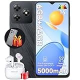 Blackview Wave 8C Handy Ohne Vertrag Android 14, 6GB+64GB/2TB SD, Octa Core 6,56" HD+, Akku 5000mAh, 13MP+8MP Kamera, 4G Dual SIM Smartphone Ohne Vertrag Günstig Simlockfreie, GPS/2 Jahre Garantie