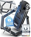 BÜCHEL Sekura - Faltschloss Fahrrad I sicherer Diebstahlschutz inkl. Halterung I aus gehärtetem Stahl mit 85cm Länge I schloss, lock, Fahrradschloss, Fahrradschlösser, E-Bike, Motorrad