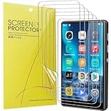 Blueshaweu Schutzfolie Kompatibel für SWOFY 80GB mp3 Player 4.0 inch M503 Pro, HD klar Flexible TPU Displayschutzfolie [6 Stück] für SWOFY M503 Pro MP3 Player 4 Zoll (HD)