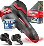Impact® ComfortFit Fahrradsattel Herren Damen – Ergonomisch, Bequem & Schmerzfrei – Weicher Prostata- und Gel-Sattel für Mountainbike, MTB, City, Trekking & E-Bike
