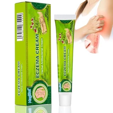 Ekzem-Creme,Ekzem Hautschutzcreme, Anti Juckreiz Creme, Haut beruhigende & feuchtigkeitsspendende Pflegecreme, Pflegesalbe mit maximaler Stärke, Sanfte Pflegecreme, Linderung trockene Haut,20g