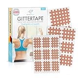 Health Press® Gittertape Cross Tape – Größe Typ Mix 134 Stück – Gitterpflaster zur Akupressur – Akupunkturpflaster mit ausführlicher E-Book Anleitung zum Download – Akupressur Pflaster