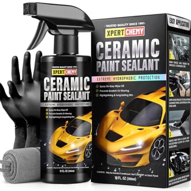 Ceramic SprayVersiegelung, Profi Lackversiegelung auf Keramikbasis, autopolitur, für Schutz und Glanz, wasser und schmutzabweisend, Paint Sealant Spray