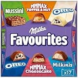 Milka Favourites 1 x 158g I Schoko Pralinen Mix I Einzeln verpackte Pralinen I 6 verschiedene Sorten I Schokoladen-Geschenk I Milka Schokolade aus 100% Alpenmilch
