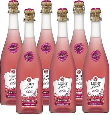 LIGHT live alkoholfrei 0,0% Sparkling Himbeere (6 x 0,75 l)