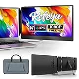 KEFEYA Portable Monitor, 14'' Laptop Bildschirm Erweiterung FHD IPS HDR 1080p Monitor mit Lautsprecher, für PC Windows MAC Android Chrome Linux PS5 Switch Xbox