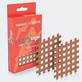 Gittertape Typ C – 40 Stück Gitterpflaster, Hochwertiges Akupunkturpflaster - Cross Tape Schmerzpunkte oder als Narbenpflaster, Selbstklebend und vielseitig einsetzbar