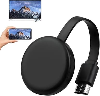 Wireless HDMI Dongle 1080P Full HD Miracast HiFi HDMI Dongle 5G Drahtloser Smart Media Player Streaming für Miracast/iOS/Mac OS/Airplay/Android/Windows/DLNA, zu HDTV, Monitor, Projektor