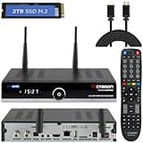 OCTAGON SF8008 UHD 4K Supreme Twin Sat Receiver + 2TB Festplatte INTERN + NONIC HDMI Kabel, 2X DVB-S2X Tuner, E2 Linux & Define OS, mit PVR Aufnahmefunktion, M.2 M Key, Gigabit LAN, WiFi WLAN