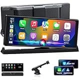 2025 Einzigartig Carplay Display Android Auto Display mit Basishalterung, 10,26 Zoll Auto Bildschirm Car Play Display mit Super link OTA Upgrade Buddy Display GPS Navigation Siri/Google+