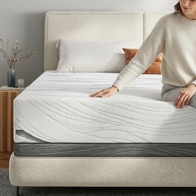 Kaltschaummatratze & Memory Foam Matratze 120x200, Höhe 20 cm, H3/H4 Doppelseitige Härte, atmungsaktiv, 7-Zonen-Technik zur Druckentlastung, ideal für alle Schlafpositionen, 100-Nächte-Testschlaf