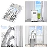 TROTEC AirLock 1000 Hot Air Stop Tür- und Fensterabdichtung für mobile Klimageräte, Klimaanlagen und Ablufttrockner