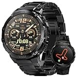 HIDAMEL T3E GPS Smartwatch Herren,5ATM Wasserdicht, 60+Tage Akkulaufzeit, Fitnessuhr mit Telefunktion，1,43" AMOLED Display,170 Sportmodi, 24/7 Gesundheitsüberwachung