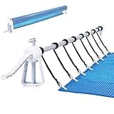 SUBTLETY 105cm-615cm Aufrollsysteme für Poolfolien Mobile Pool Aufroller mit Bänder Witterungsbeständiges Aufrollvorrichtung für Solarplane Poolplane & Abdeckung Hängende Solarrolle