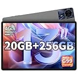 TECLAST T65 MAX Tablet 13 Zoll, Helio G99 Octa-Core Gaming Tablets, 20GB RAM+256GB ROM(4TB TF) Tablett, 10000mAh, Großes Display, Widevine L1, 4G LTE SIM + 5G WiFi, Android 14/GPS/GMS/13MP+8MP/BT5.0