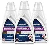 BISSELL Multi Surface Reinigungslösungen Pack, Fleckenreiniger für Holzböden, Laminat und Teppiche, 3 x 1 Liter, Für CrossWave, SpinWave und HydroWave, 2885