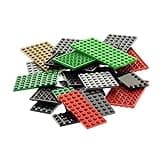 Lego City Classic Basic Platten - Zufällig Bunt Gemischt - Bauplatte Grundplatte - 25 Stück - Perfekt für Kreative Bauprojekte und Ergänzungen