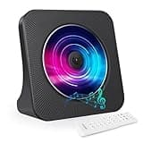 Desktop-CD Player mit Bluetooth-Sender, tragbarer CD-Player mit Lautsprechern & Timer, CD Radio Player mit AUX/USB-Anschluss, Staubschutzhülle, LCD-Display, Fernbedienung für Kpop-Musik-Alben