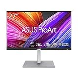 ASUS ProArt PA278CGV - 27 Zoll WQHD Professioneller Monitor - 16:9 IPS, 2560x1440, 144 Hz - ergonomisch, Pivot, Calman, hohe Farbtreue, DisplayHDR 400 - DisplayPort, HDMI, 90W USB-C, USB-Hub, Speake