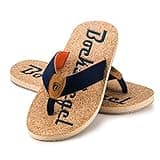 Ultrapower Flip-On Herren Korkoptik Zehentrenner | Flip | Badelatschen | Strandschuhe | Zehenstegpantolette | ZT3, Farbe:Braun, Gr.:44 / UK 9.5