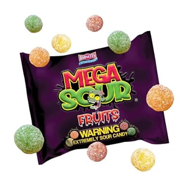 Barnetts Sweets Mega Sour Candy Fruits 104g