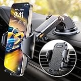 VICSEED 2025 Beste Militärische Handyhalterung Auto [20KG Starker Saugnapf &Metall-Lüftungsclip mit Doppelschloss]360°Drehbare KFZ Handy Halterung Auto Zubehör für iPhone 16 Pro Max Samsung S24 Ultra