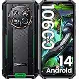 OUKITEL WP28E Outdoor Smartphone Android 14-10600mAh Outdoor Handy Ohne Vertrag, 8GB +64GB/1TB, 6,52" Smartphone mit 13MP Kamera, IP68 Wasserdicht, Dual 4G SIM Baustellenhandy/NFC/GPS/OTG/BT5.0-Grün