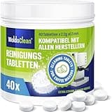 Reinigungstabletten für Kaffeevollautomaten 40x 2g – kompatibel mit Siemens, Jura, Delonghi, Bosch, Melitta, WMF, Miele, Krups