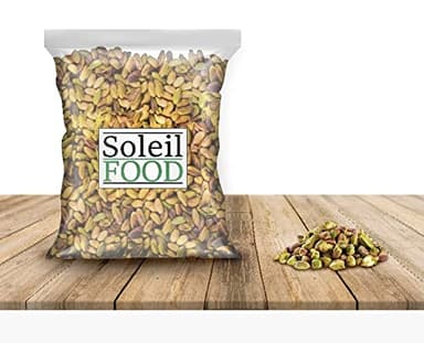 Pistazien ungesalzen geschält ohne Schale Pistazienkerne feinste Qualität GMO frei Soleilfood 1 kg