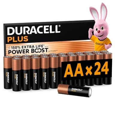 DURACELL Plus AA-Batterien (24er-Pack) – Alkaline-Batterien 1,5 V