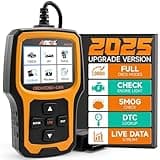 ANCEL AD410 Enhanced Auto OBD2 Diagnosegerät, OBDII/EOBD Diagnose Fehlerspeicher Auslesen, 8 Sprachen DTC KFZ Diagnosegerät für nach 1996 Alle Fahrzeuge (Schwarz/Gelb)