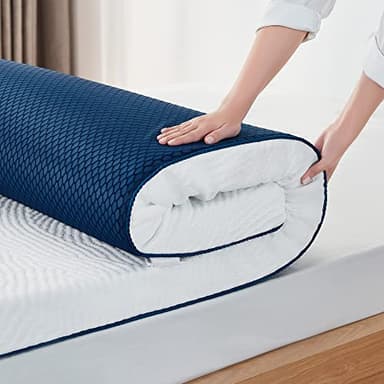 LINSY HOME Matratzentopper Gel Topper 160x200cm,7,5cm Höhe Topper aus Gel Memory Foam, H2/H3 Härte Gel Matratzentopper, mit Waschbarer Tencel™-Bezug