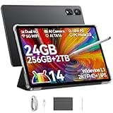 Blackview Tab 16 Pro Tablet Android 14, 24GB RAM + 256GB ROM (1TB TF) Gaming Tablet, Großes Display 11 Zoll Tablets, Simlockfrei Ohne Vertrag, 4G Dual SIM Tablet PC, inkl Stift und Hülle