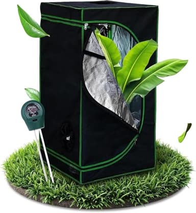Melko - Growbox 160x120x205cm Set mit 3-in-1 Messgerät - Licht- & wasserdichtes Growzelt extrafestem Stoff mit reflektierender Innenfolie - Growtent Zuchtzelt für Hydrokulturen zur Pflanzenzucht