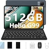 DOOGEE T40 Tablet mit Tastatur und Stift Android 14 Tablet 11 Zoll Helio G99, 20GB RAM+512GB ROM(2TB TF), 2.5K Display Gaming Tablets LTE, 8580mAh Akku, 16MP, Drawing Tablets mit SIM Karte