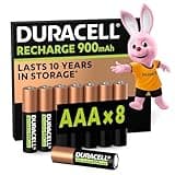 Duracell Akku AAA, wiederaufladbare Batterien AAA, 8 Stück, Unsere Nr. 1 - längste Haltbarkeit pro Aufladung, vorgeladen [Amazon exclusive]
