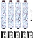 Zubehör für Bissell Crosswave 3-In-1,4 Bürstenrolle Und 5 Filter für Bissell Crosswave 3-in-1, Hartboden-Bürstenrolle und Filter für Crosswave, Ersatzteile/Austauschsets für Bissell