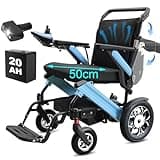 WEYRAL Elektrorollstuhl Faltbar, 500W Elektrorollstuhl bis 150KG, 40KM Rollstuhl Elektrisch