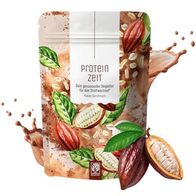 Stoffwechsel-Shake Hafer Schoko Proteinshake zur Diätunterstützung mit Ballaststoffen - Alltagsshake clean pflanzlich vielseitig - 450g vegan
