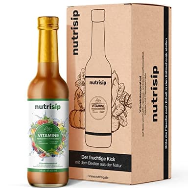 NEU! Flüssiges Multivitamin Mikronährstoffkonzentrat mit über 75 wertvollen Zutaten | Vitamin Komplex, Mineralien, Spurenelemente | für 30 tägige Kur - 350ml