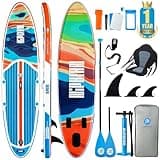 Niphean Stand up Paddle Board for Adults with SUP Zubehör, 320cm Haltbar Inflatable Paddle Boards for Adults Aller Fähigkeitsniveaus, Sup Board, Stand up Paddling Board mit Sitz, Paddleboard