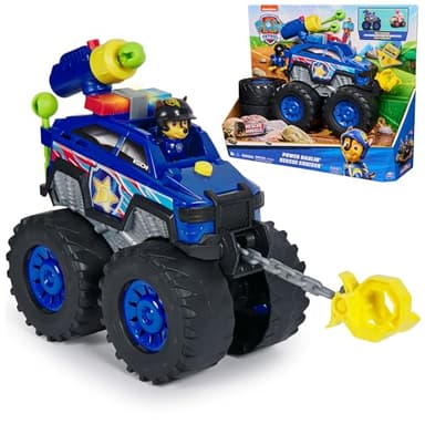 PAW PATROL Rescue Wheels - Chases Deluxe Monstertruck mit Geschoss-Abwurf, motorisierter Seilwinde, Lichtern & Geräuschen, Spielzeug für Kinder ab 3 Jahren