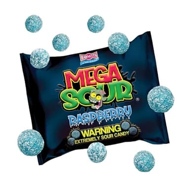 Barnetts Sweets Mega Sour Candy Raspberry 104g (104g)