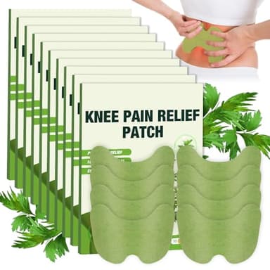 Mineup 100 Stück Pain Relief Patch Knie, Schmerzlinderung Patch, Schmerzlinderungspflaster, Knie Wellnesstic Schmerzpflaster, Schmerzlinderungs Patc, Wärmepflaster Für Kni Rücken Nacken Muskelkater